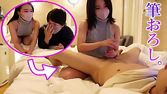 Prima Handjob Pentru Un Adolescent Japonez Timid - Squirting Intens Și Creampie